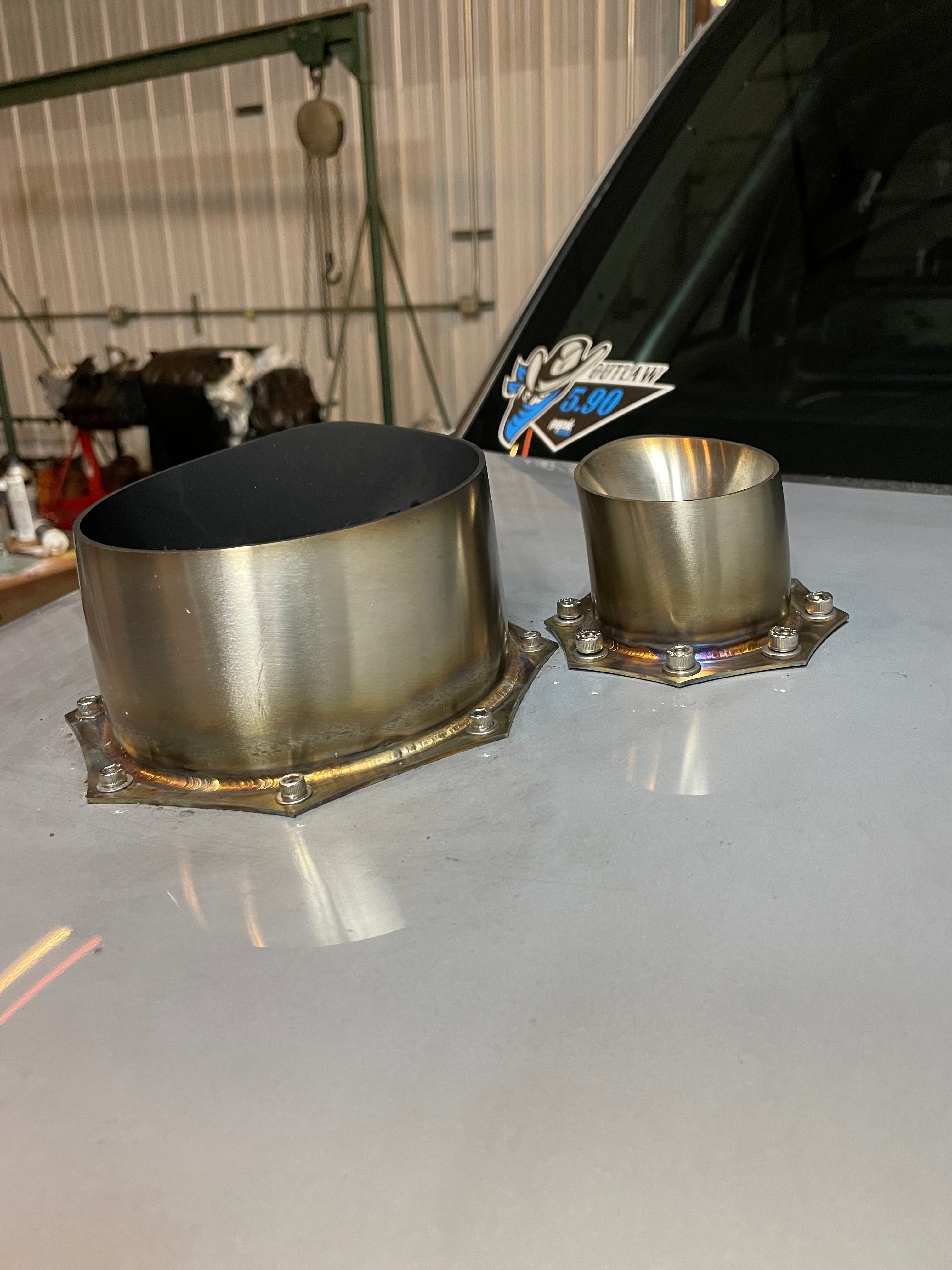 Stainless Steel Hood Stack Tip 5”