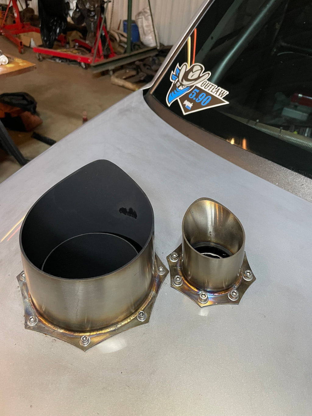 Stainless Steel Hood Stack Tip 5”