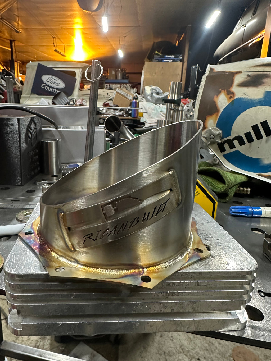 Stainless Steel Hood Stack Tip 5”